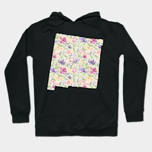 New Mexico Silhouette Florals Hoodie